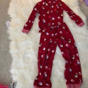 penguin flannel pajamas